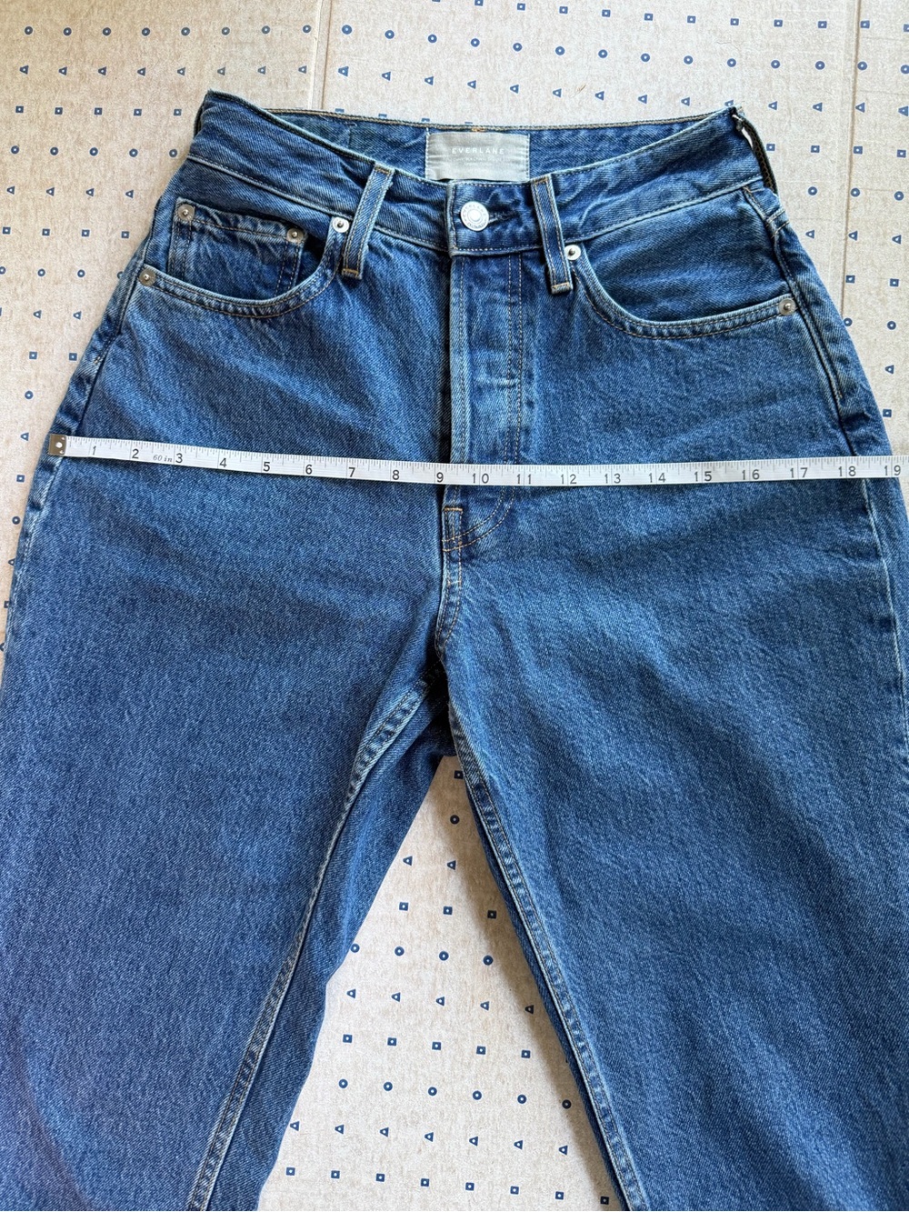 Everlane The Curvy ’90s Cheeky Straight Jean Organic Cotton Medium Wash size 26 - Picture 10 of 13